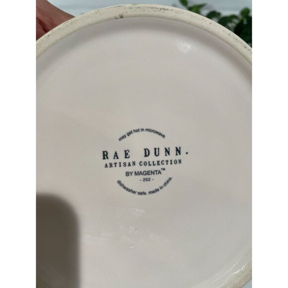 Rae Dunn "Gulp" Dog Bowl Artisan Collection By Magenta - Picture 3 of 6